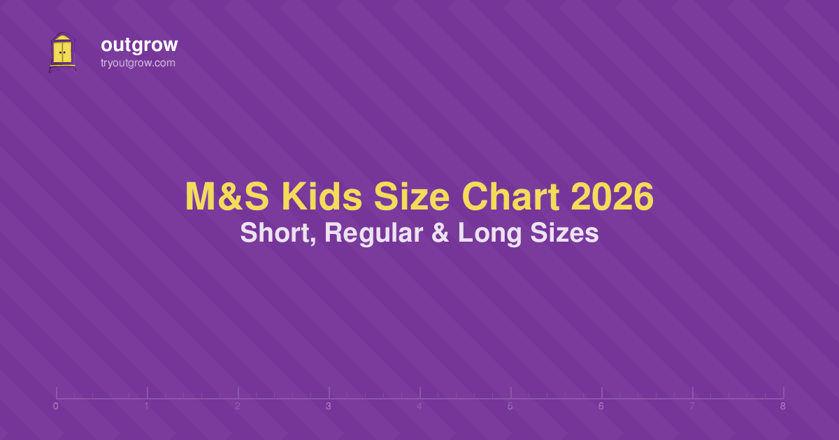 M&S Kids Size Chart & Free Size Finder